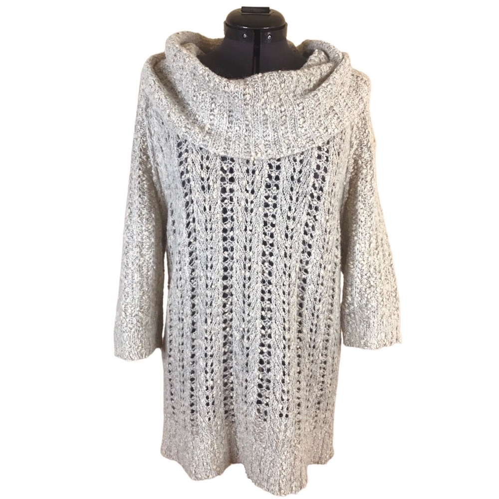 SLEEPING ON SNOW Anthropologie Popcorn Knit Mohair Wool Sweater XS S Small 0 2 4